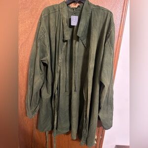 Urban renewal army green jacket
